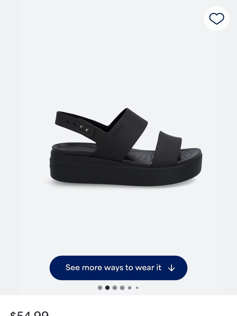 Crocs Platform Sandals - Picture 2 of 5